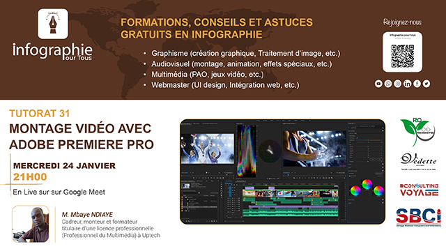 Tutorat 31 : Montage vidéo avec Adobe Premiere Pro (Partie 2)